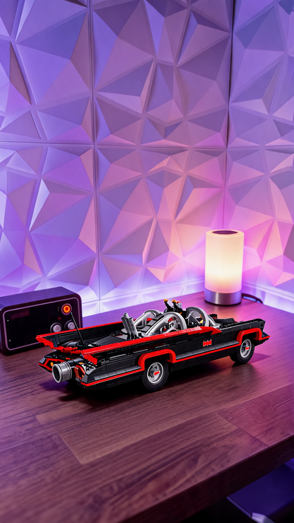 1822pcs Classic TV Heroes Series Super Bat Batmobile Supercar Model Building Block Toy